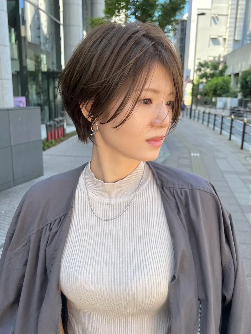 ショート 久保 佳乃のヘアスタイル