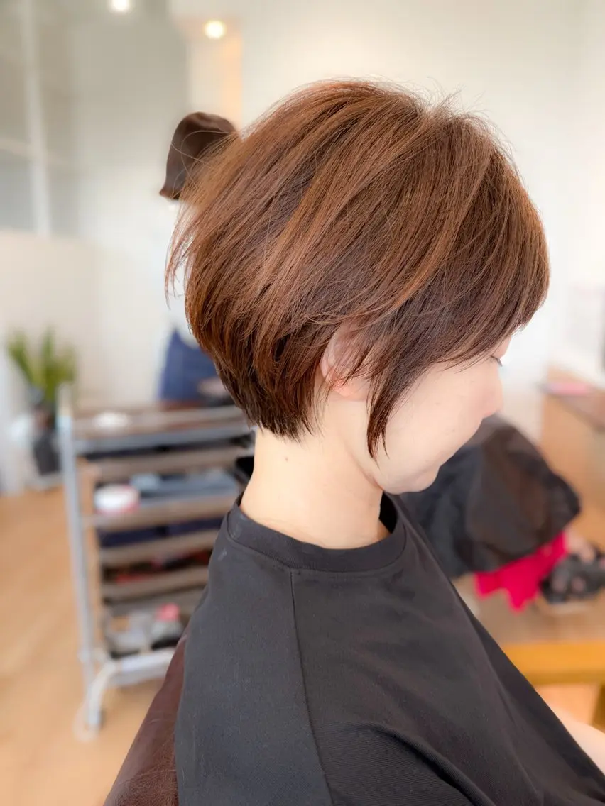 ショート 山田 有希のヘアスタイル