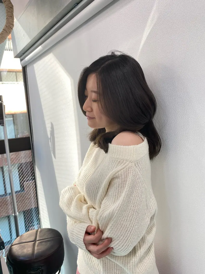 セミロング カット Endearing 🌟銀座のヘアスタイル