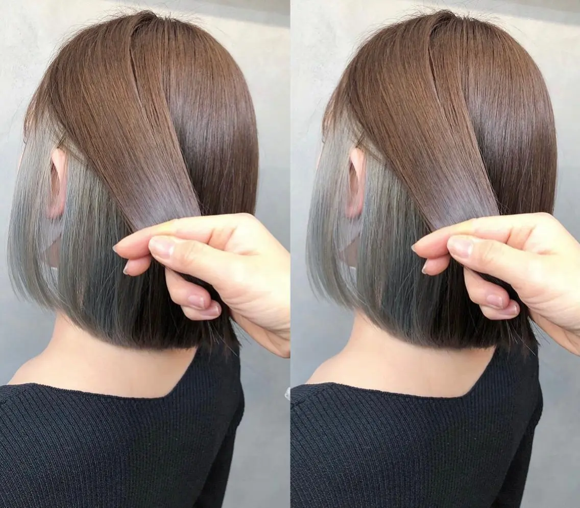 ミディアム エクステ 美魔女 美容師NAOのヘアスタイル