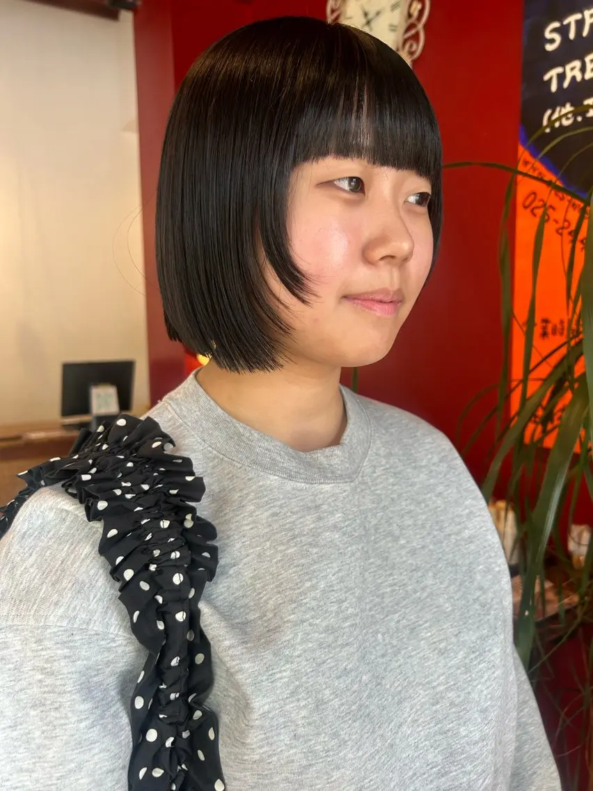 ミディアム ORe'S HAIR BE　GLaDまなみのヘアスタイル