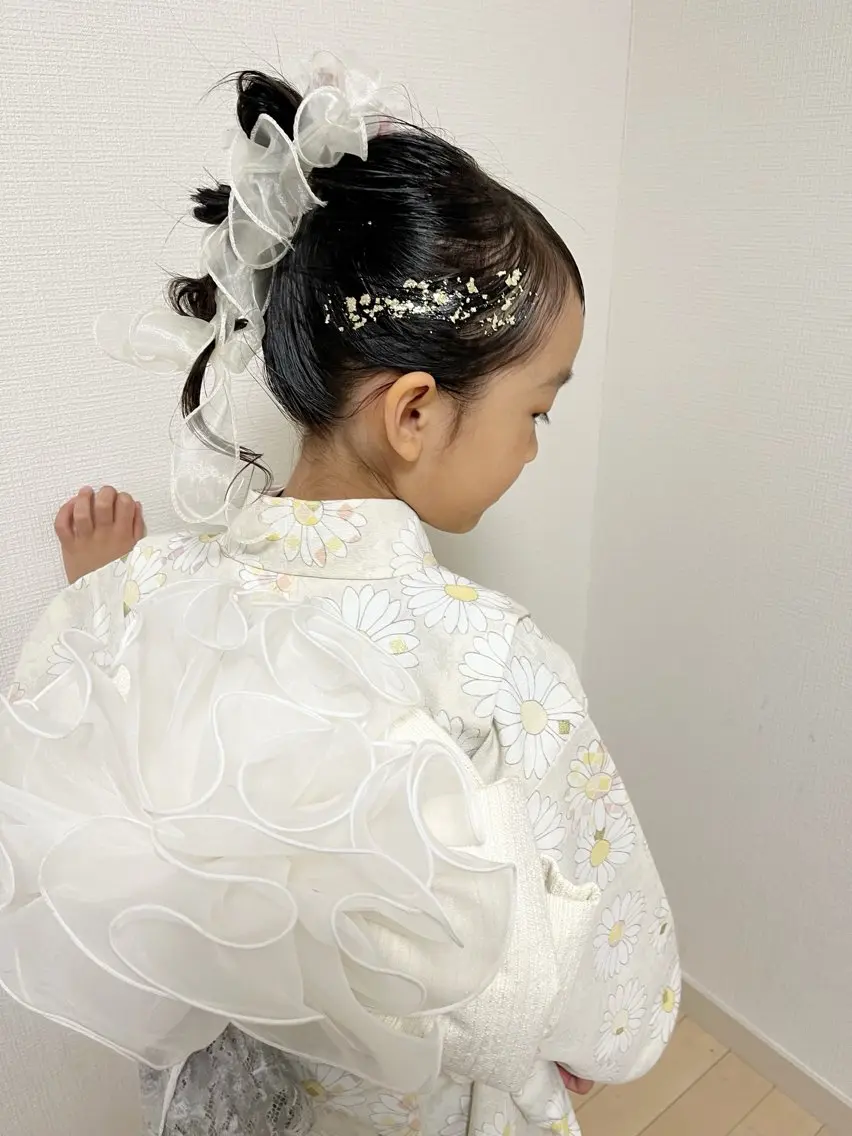 七五三 7歳 着付け+ヘアセットの写真