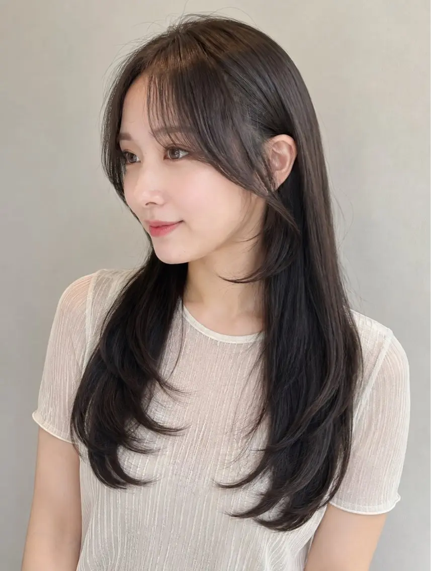 カラー ヘアカラー トリートメント 韓国ヘア|艶カラー| ヘアアレンジ|yuiのヘアスタイル