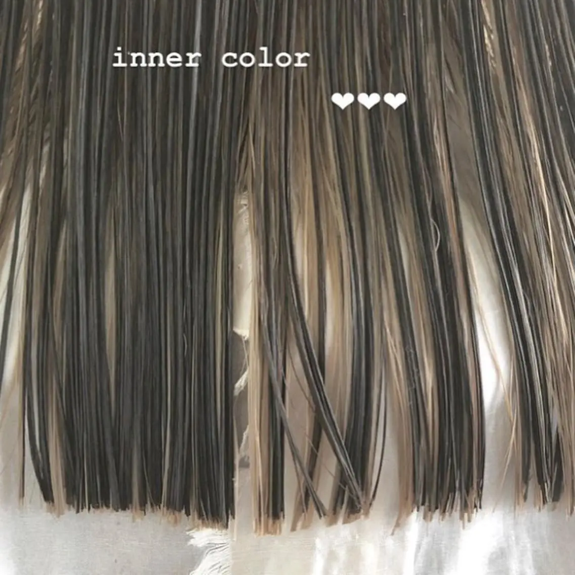 カラー yajima Moemiのヘアスタイル