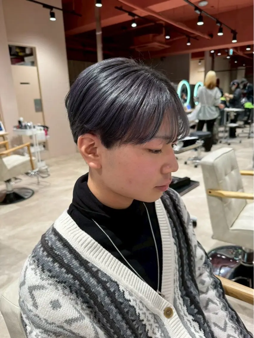 カラー メンズ ヘアカラー 透明感カラー/ メンズ👑レア🌙のヘアスタイル