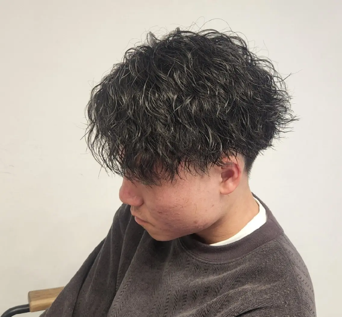 ショート パーマ メンズ 【イケメン風パーマ】 SHOFYのヘアスタイル