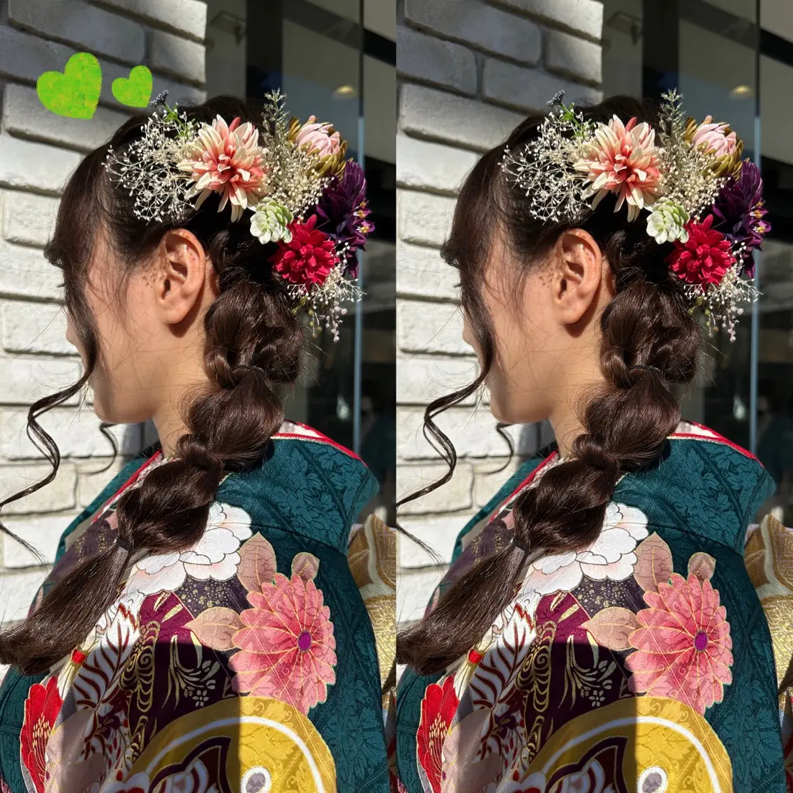 ロング ヘアセット lovis🧸ゆうあ 🧸/透明感カラーのヘアスタイル