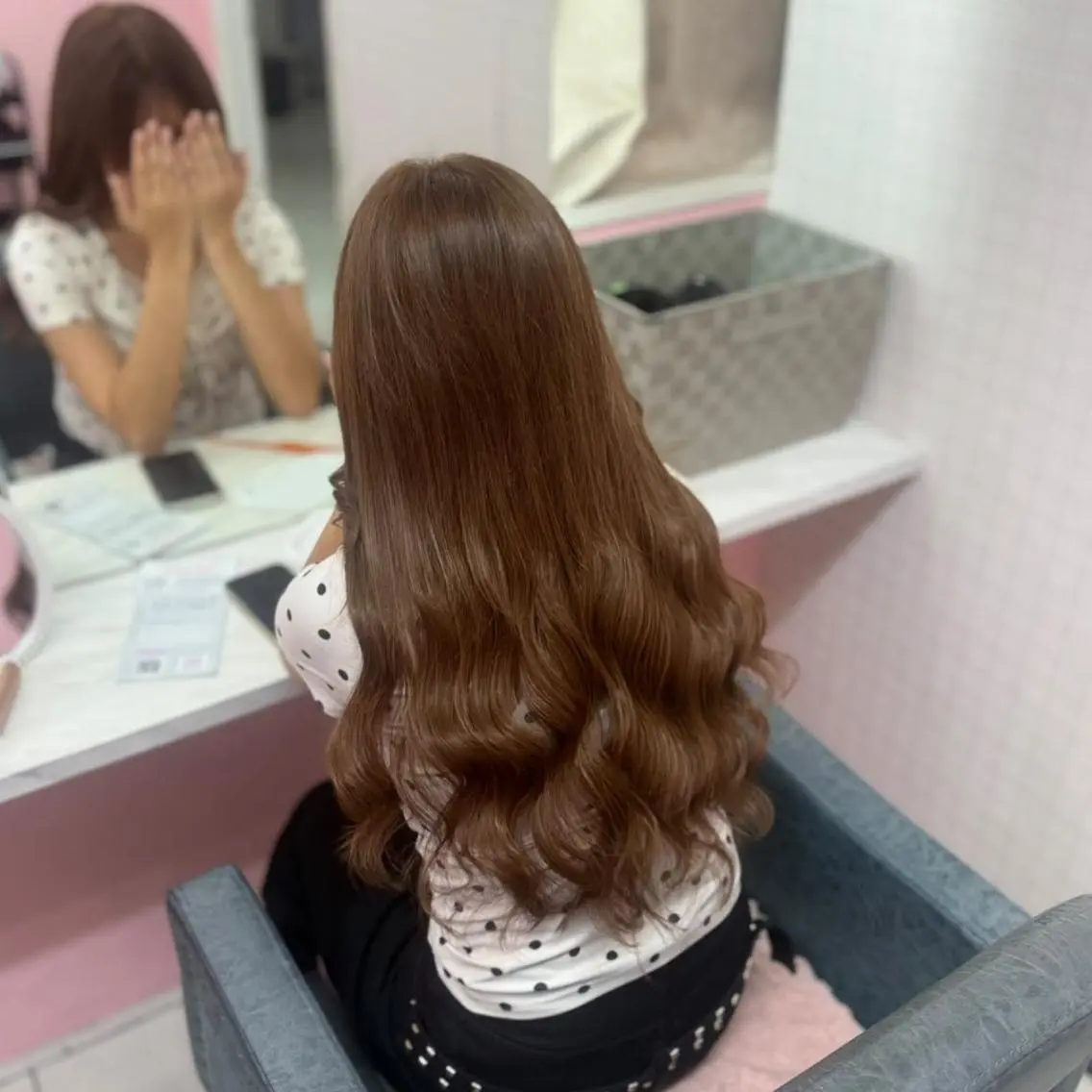 ロング シールエクステ エクステ ヨシンモリ ロング season ゆみのヘアスタイル
