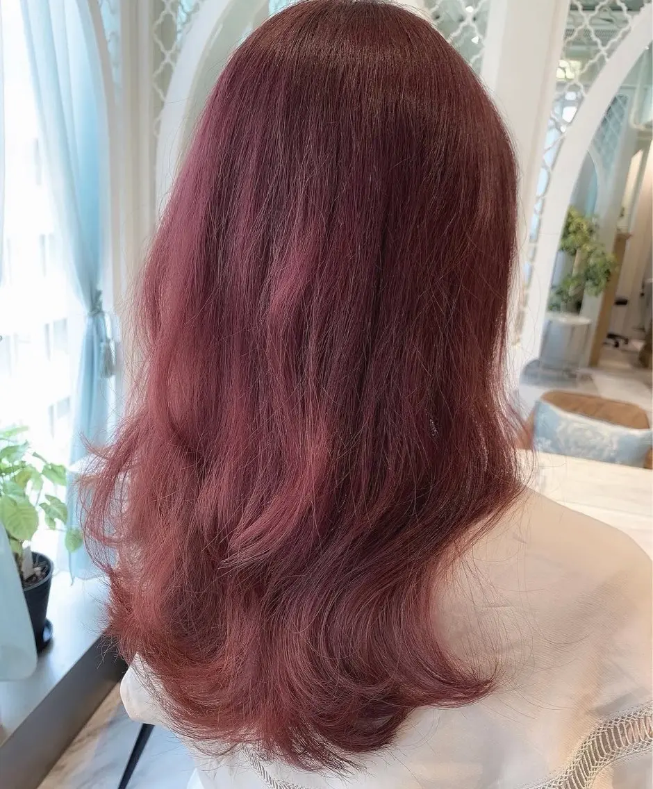 ロング カラー ヘアカラー 三井 千里のヘアスタイル
