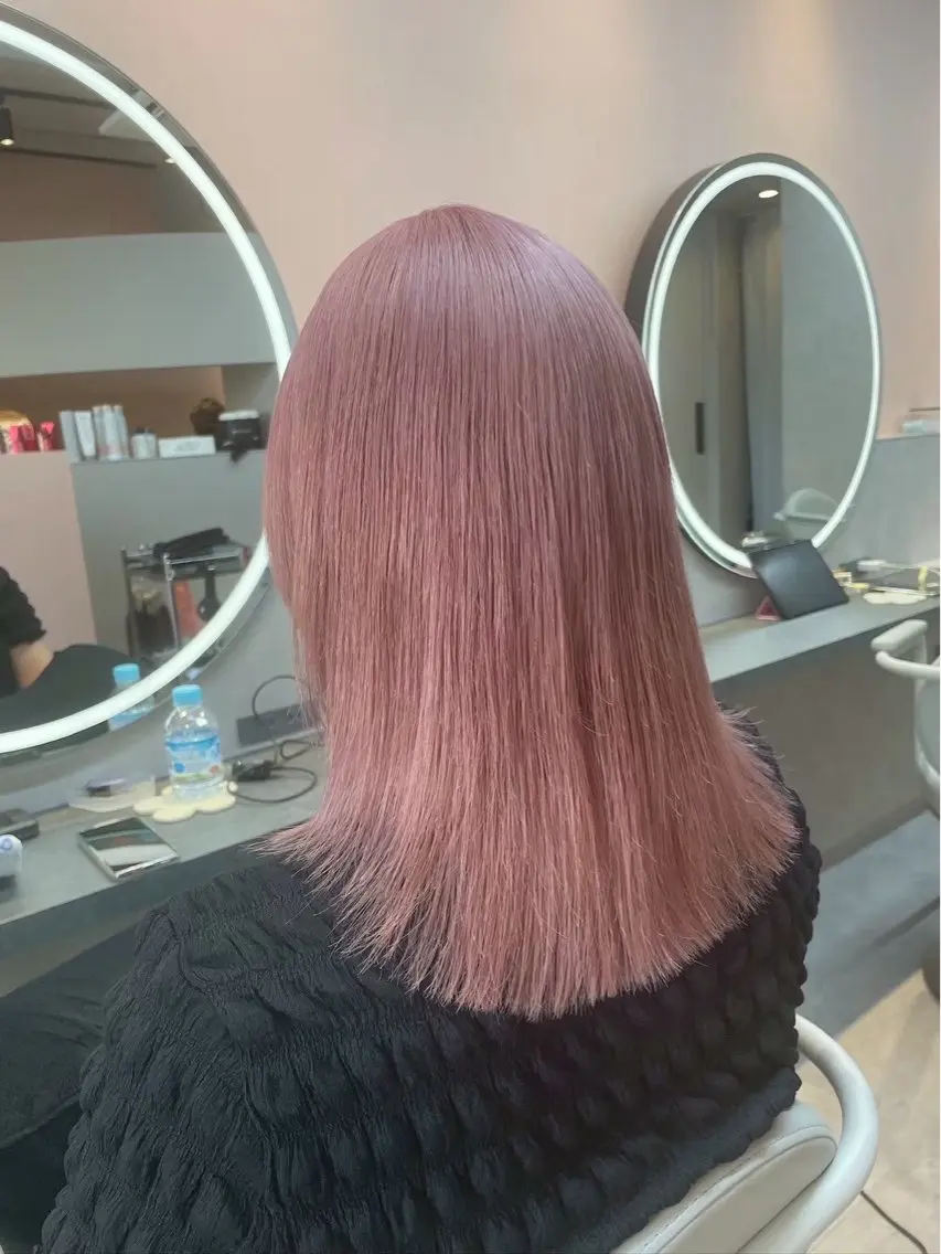 ミディアム カラー ヘアカラー three_ ナオキのヘアスタイル