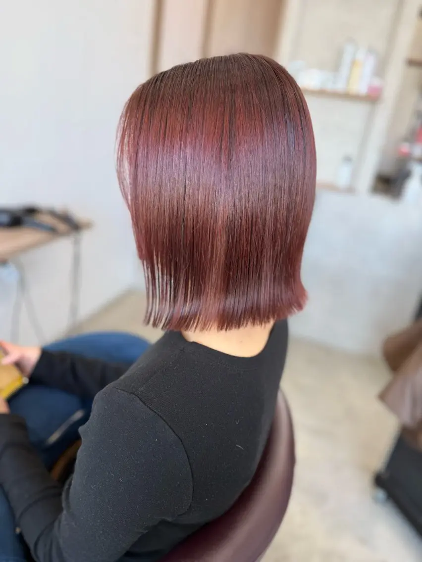 カット×全体カラー×シナジートリートメントの写真