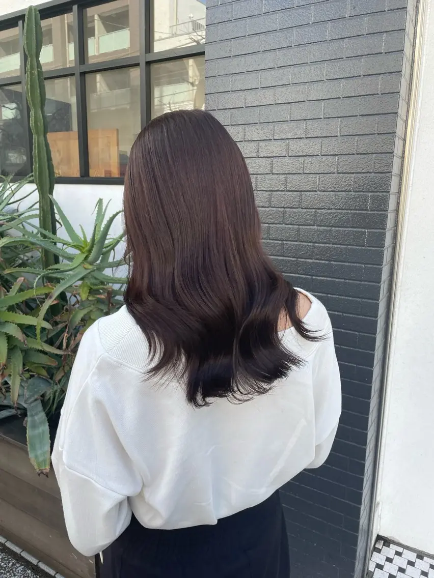 セミロング ケアカラー 髪質改善 吉祥寺/髪質改善 縮毛矯正特化/川口のヘアスタイル