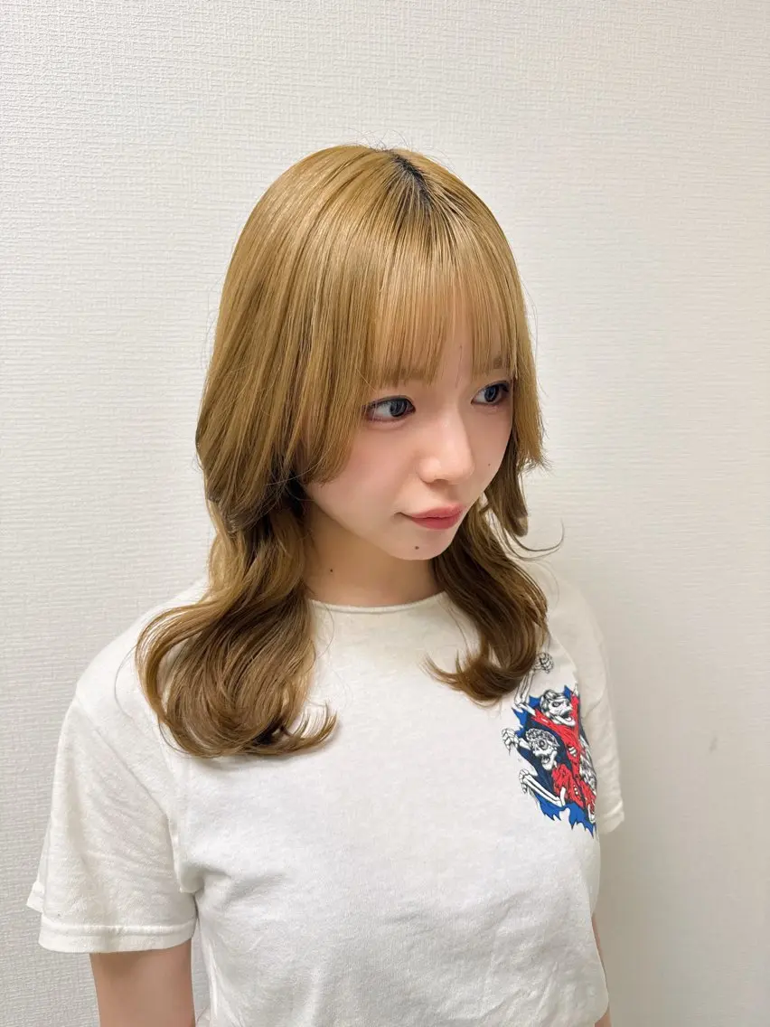 セミロング 🩰フレンチガーリー ヘア🩰🍨AYAのヘアスタイル