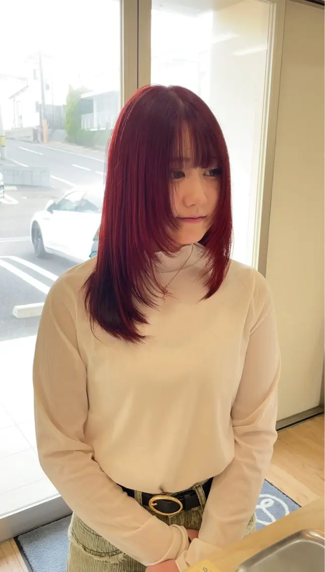 ロング レイヤーカット 橋本翔 ハイトーン/レイヤーのヘアスタイル