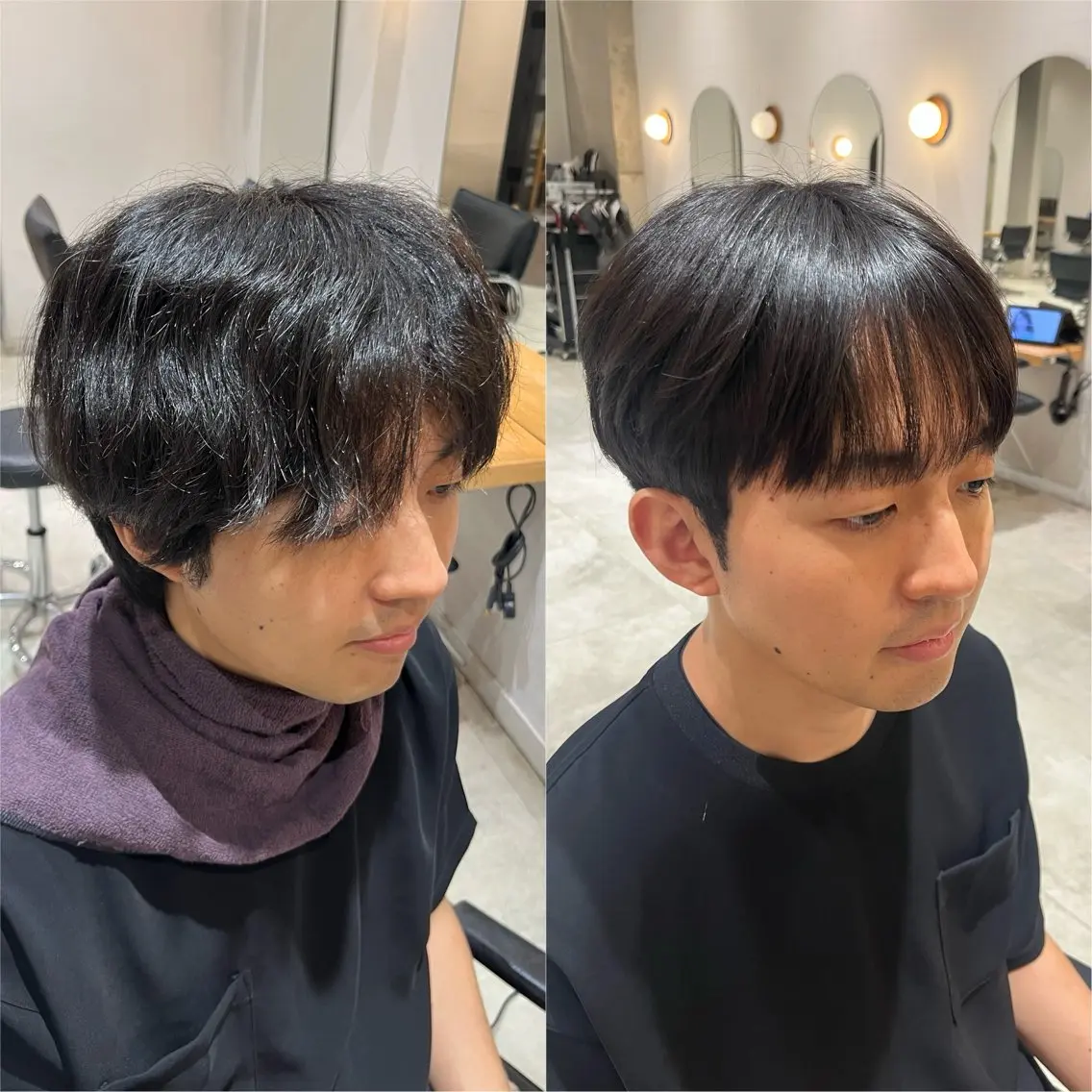 【メンズ】根元ボリューム縮毛矯正＆曲がる縮毛矯正¥24,200 ➔ 顔出しモニター特別価格 ¥11000の写真