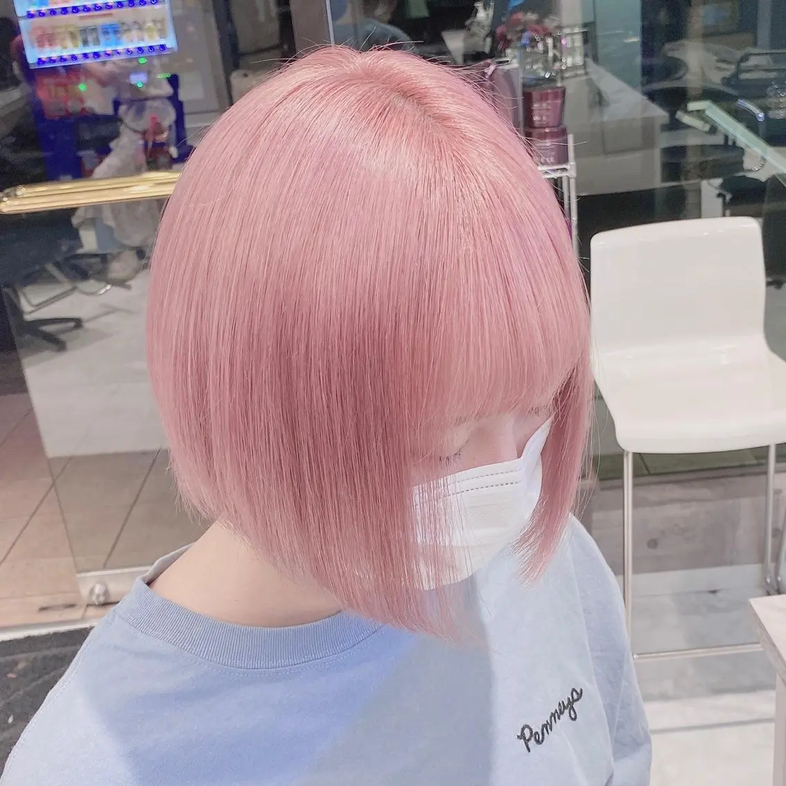 ミディアム カラー ヘアアレンジ メンズ キッズ マツエク・マツパ ブリーチの髪様 MASATOのヘアスタイル