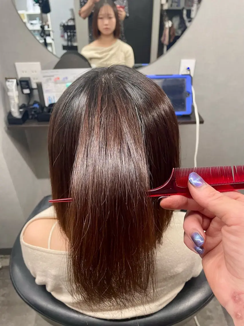 パーマ 縮毛矯正 🌹ミラクル美容師 🌹✨クッポ✨のヘアスタイル