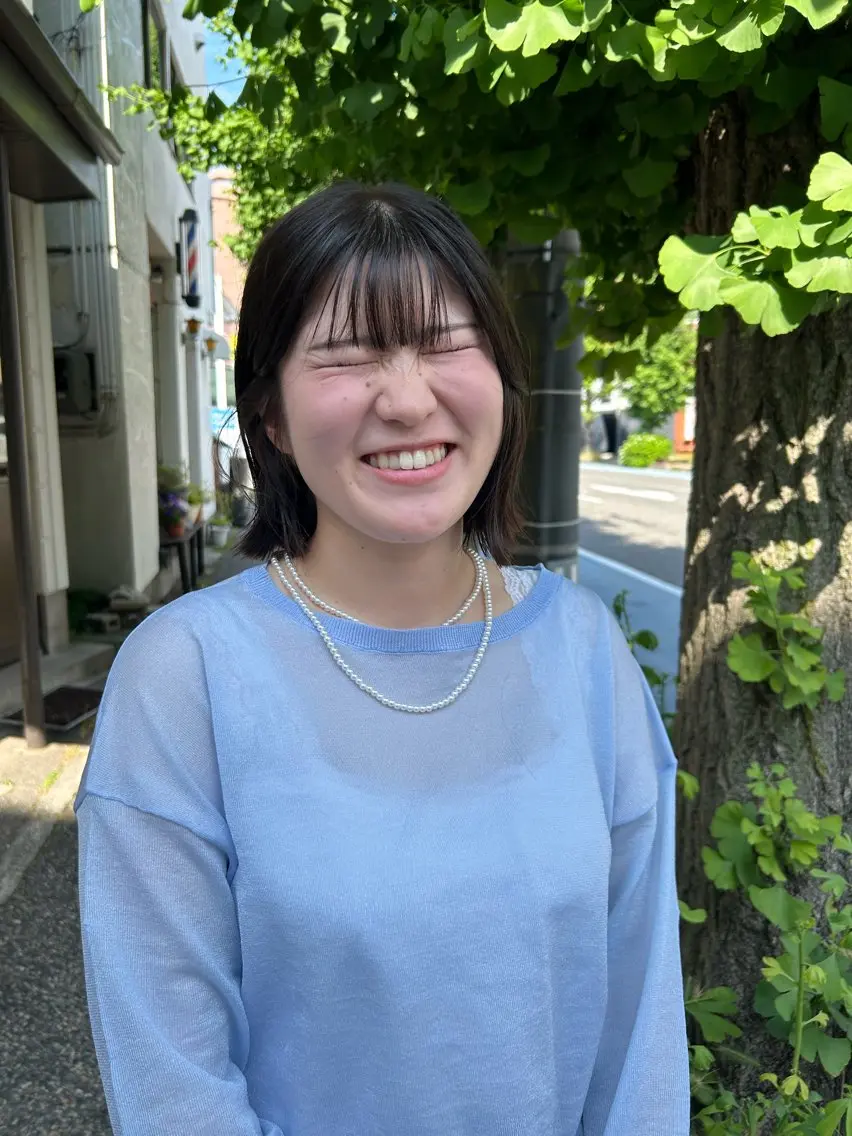 ミディアム ORe'S HAIR BE　GLaDまなみのヘアスタイル