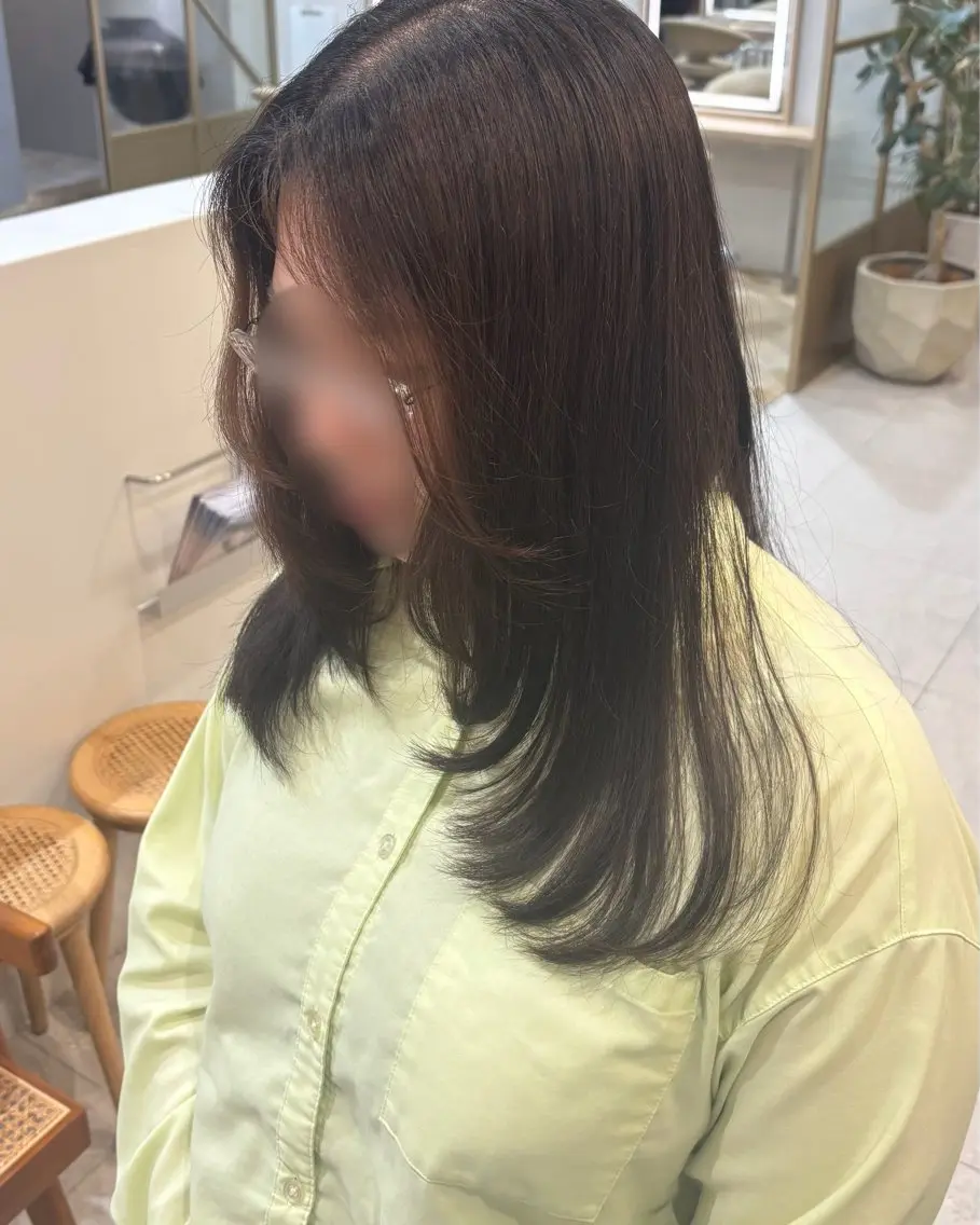 セミロング 片山 樹月のヘアスタイル