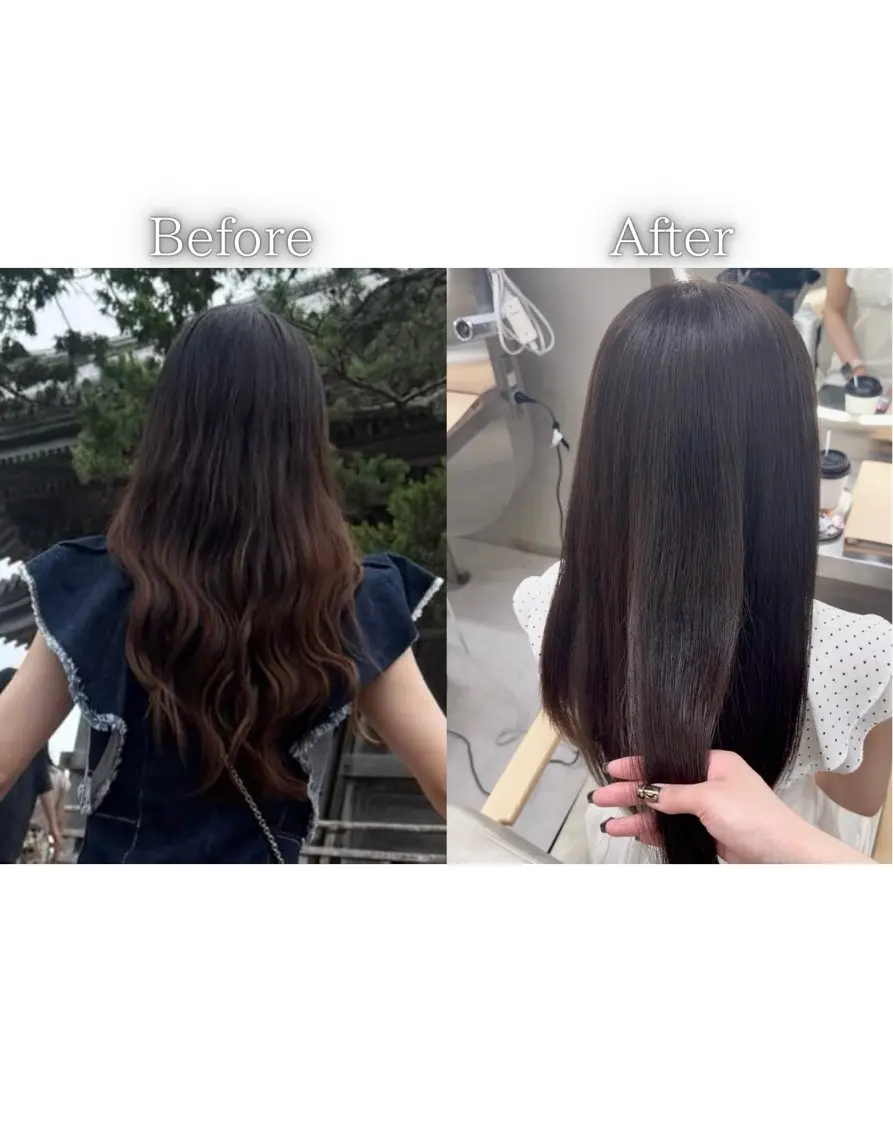 カラー ヘアカラー レイヤー/縮毛矯正/ 艶カラー♡ゆうかのヘアスタイル