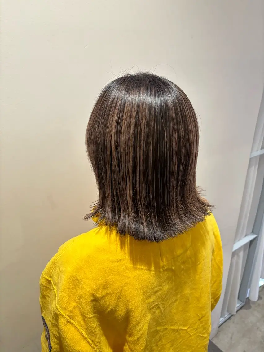 ミディアム ボブレイヤー ボブ レイヤーカット 外ハネヘア 葉山/ボブカット tsubasa🌿のヘアスタイル