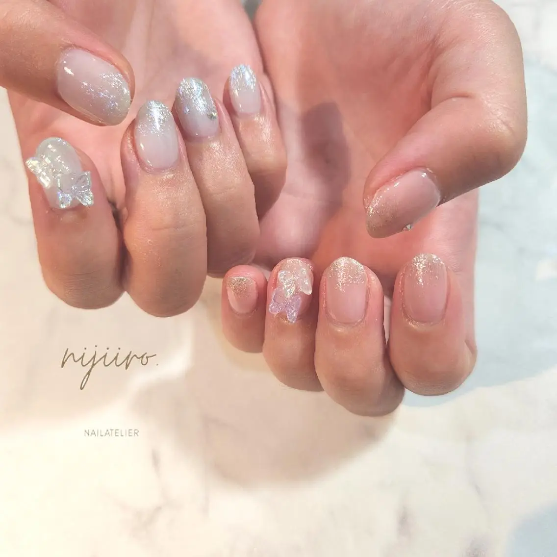 ネイル グラデーション ハンドネイル nijiiro🌈 サトウのネイルデザイン
