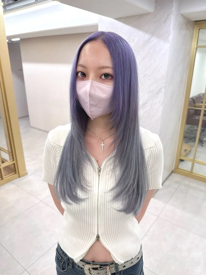 ロング カラー ヘアカラー トリートメント 🍀お悩み改善憧れの 美髪　小林風雅のヘアスタイル
