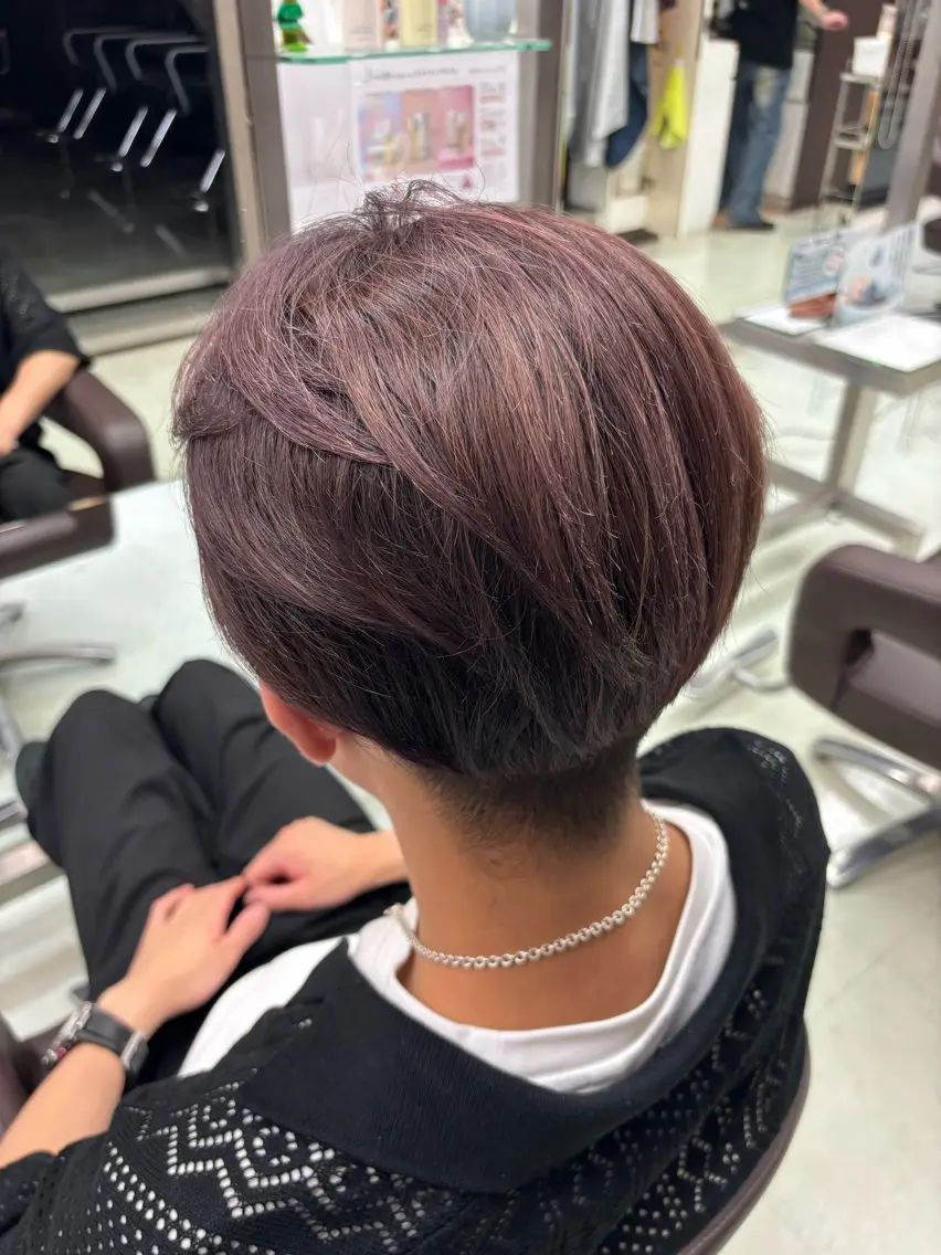 メンズワンカラー✨➕眉毛カットの写真