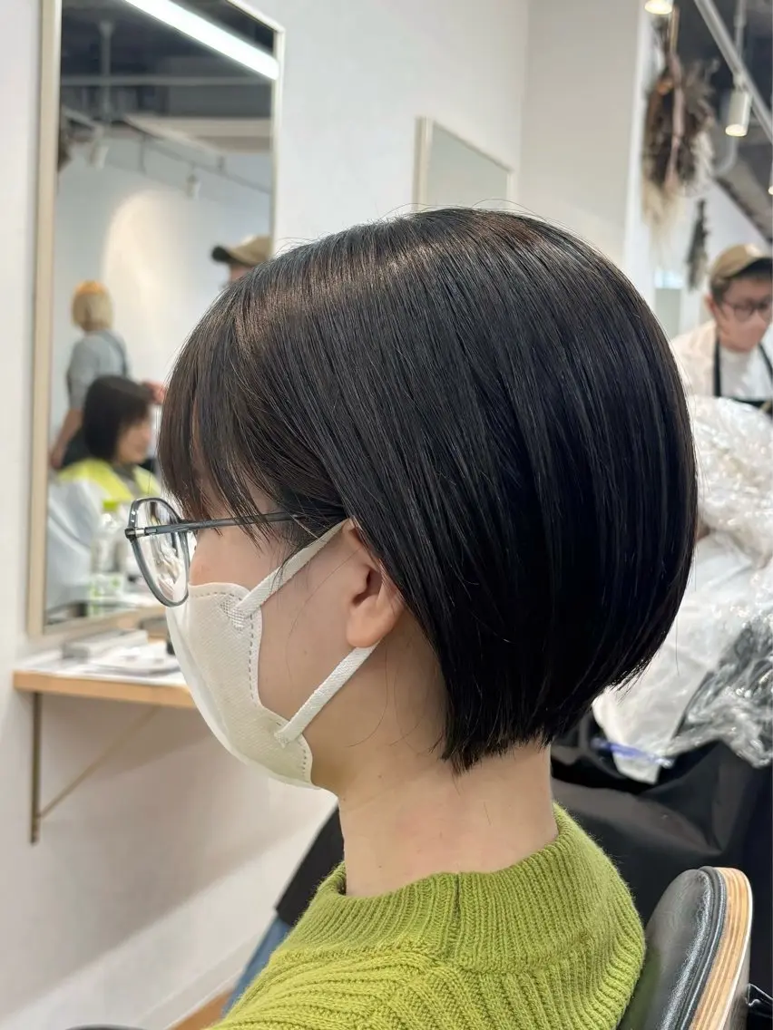 ショート ショートヘア カット ヘアカラー トリートメント レイヤー/艶々カラー /縮毛矯正/うみ🌟のヘアスタイル