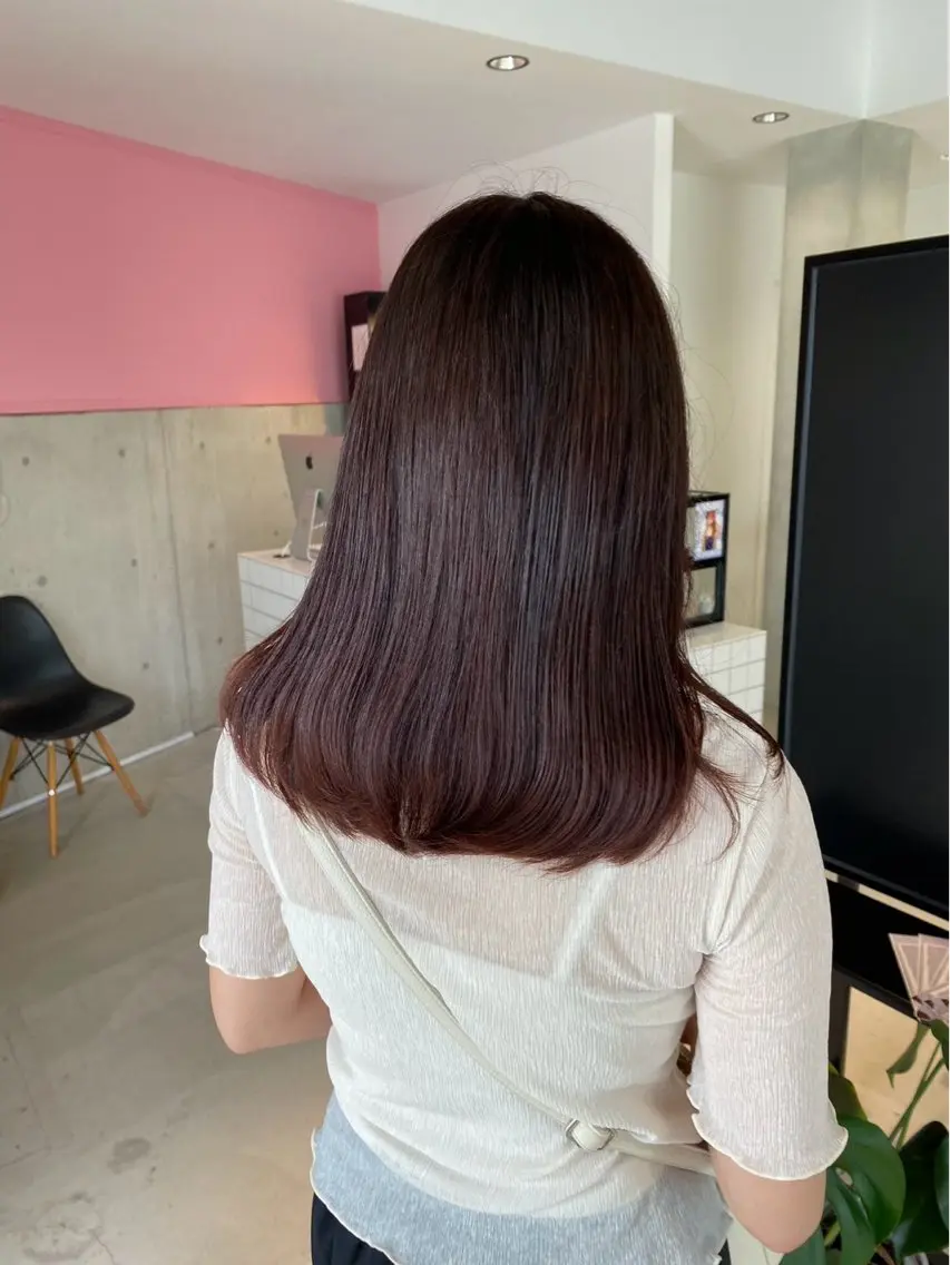 カラー カラー/ブリーチ モデル募集 柴田のヘアスタイル