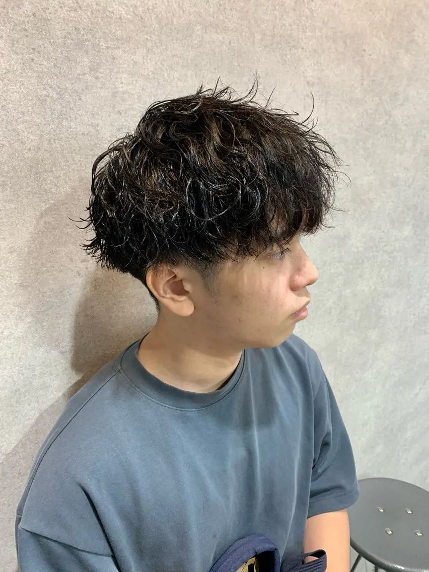 ショート パーマ メンズ ⚡️お値段以上⚡️ RYUKIのヘアスタイル