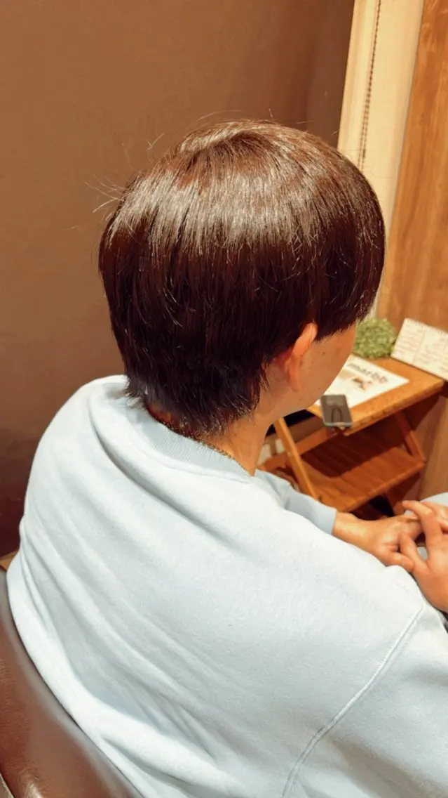 ショート メンズ メンズウルフカット レイヤーカット 外ハネヘア ウルフカット select 大森 慶斗のヘアスタイル