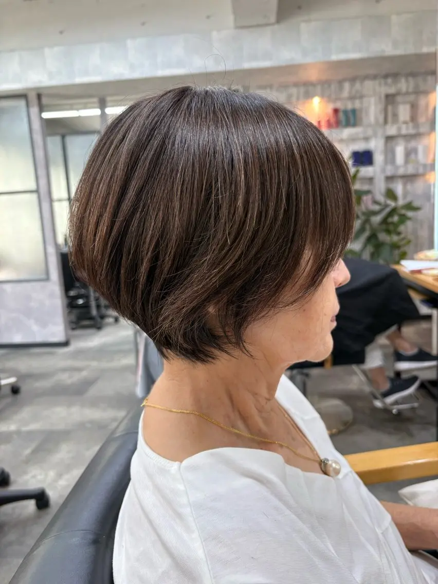 ショート 似合わせカット ショートヘア カット SHANTi 飯塚 ヘアセット/髪質改善のヘアスタイル