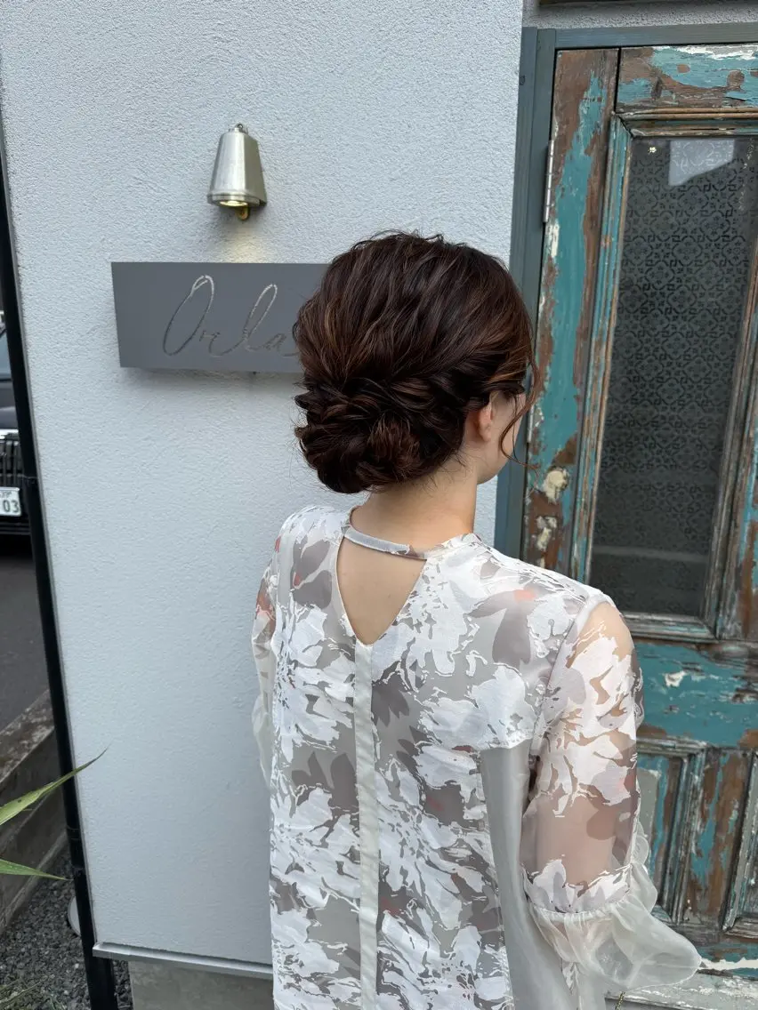 ロング ヘアアレンジ ヘアセット Orla 🌿chiekoの眉毛・アイブロウイメージ