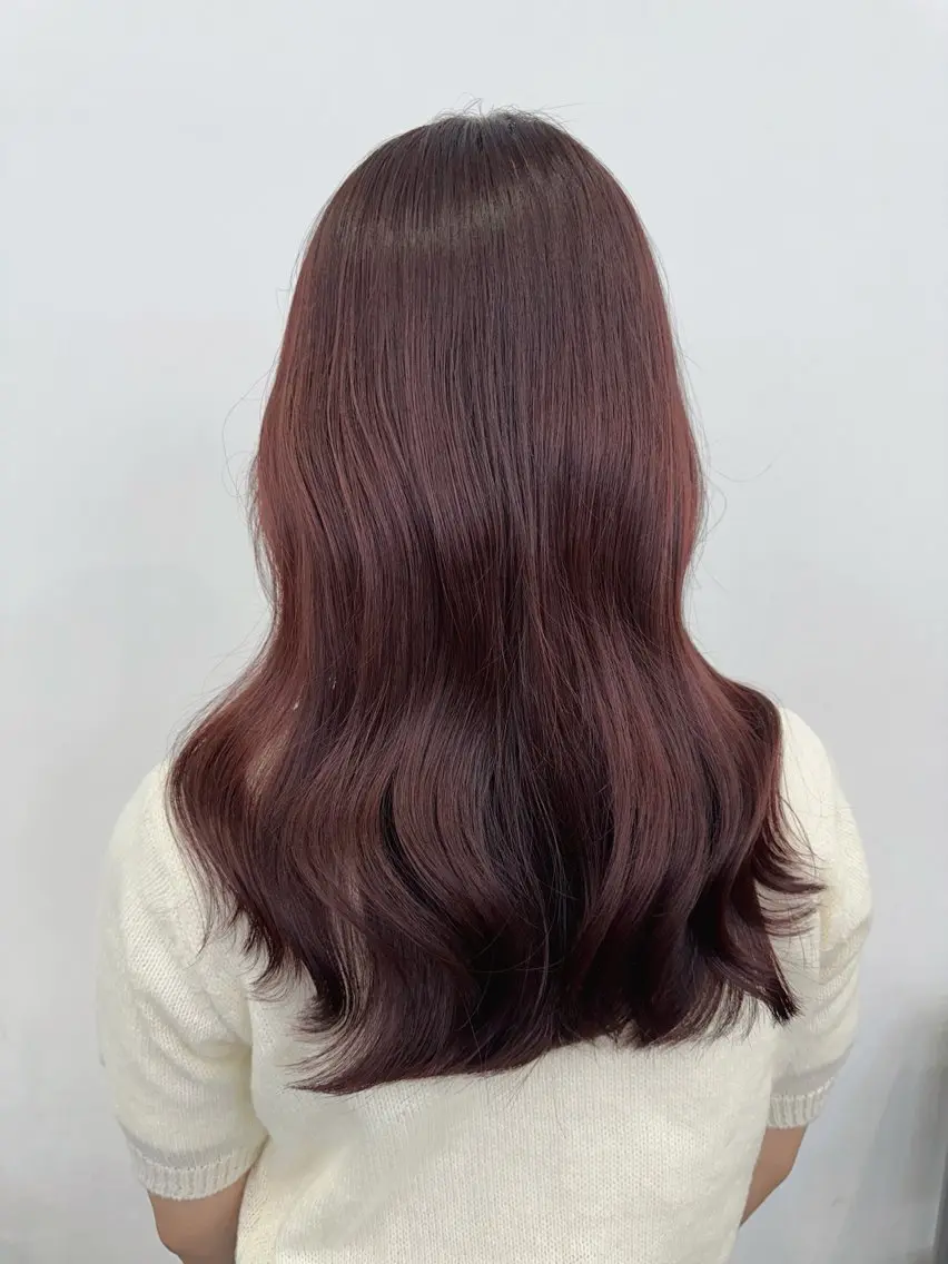 カラー ラベンダーカラー ラベンダーピンク ピンクカラー 宇都宮 🪩韓国ヘア 🇰🇷NANAMIのヘアスタイル