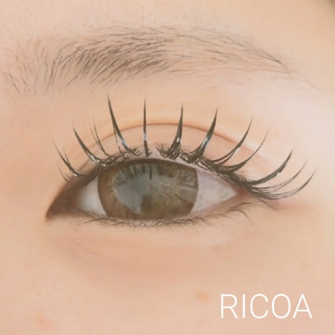 マツエク・マツパ フラットラッシュ マツエク RICOA 酒井のマツエク・マツパデザイン