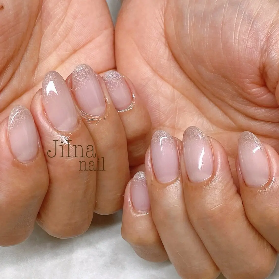 ネイル グラデーション マグネットネイル JiIna nailのネイルデザイン