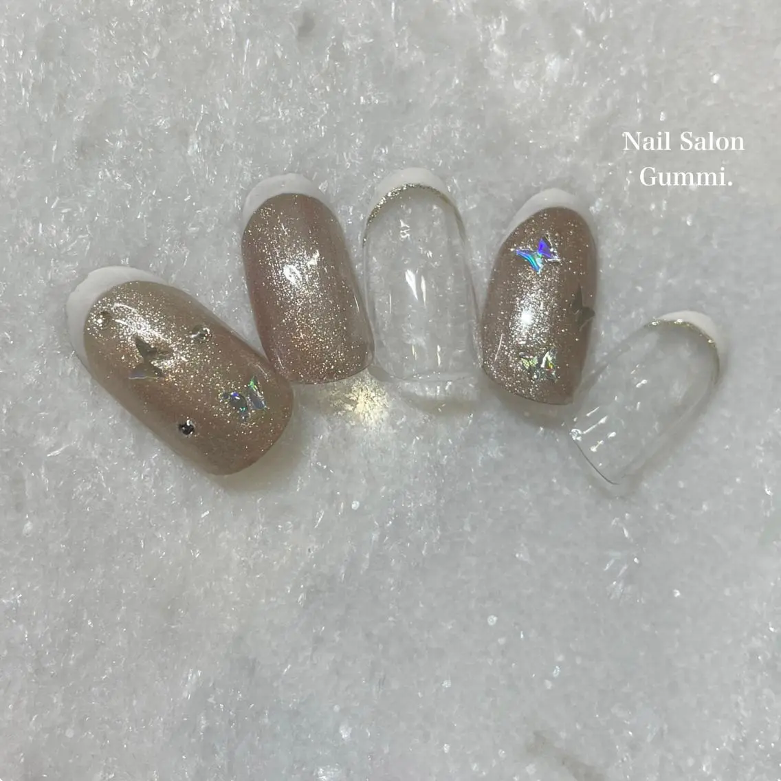 ネイル フレンチネイル 韓国ネイル Nail Salon Gummi.のネイルデザイン