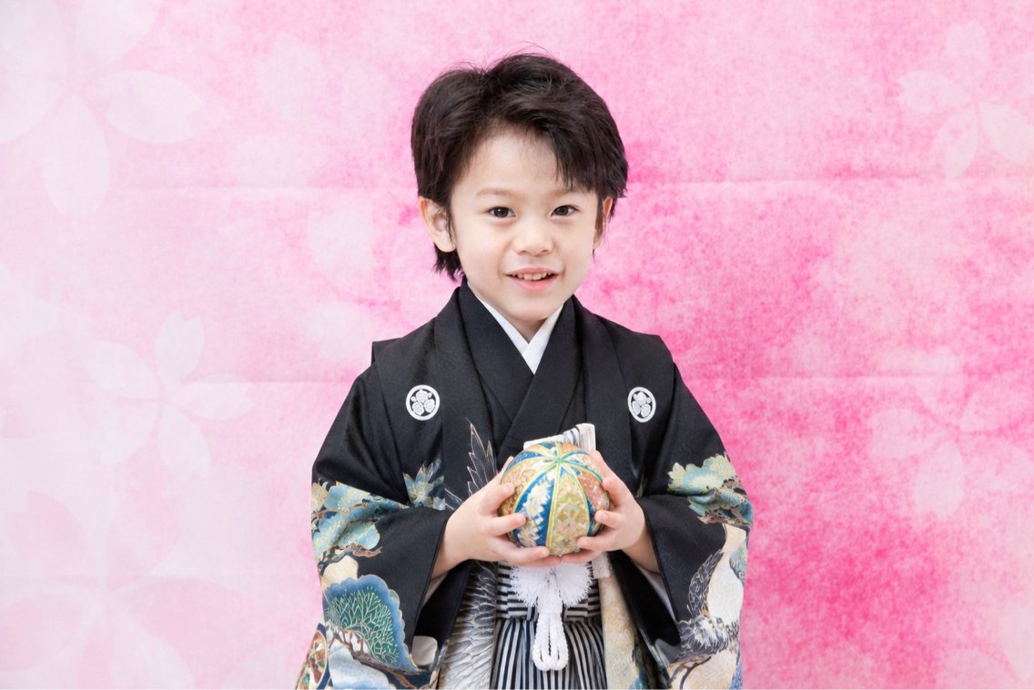 【七五三お支度/3歳/5歳】着付け、ヘアセット、メイクの写真