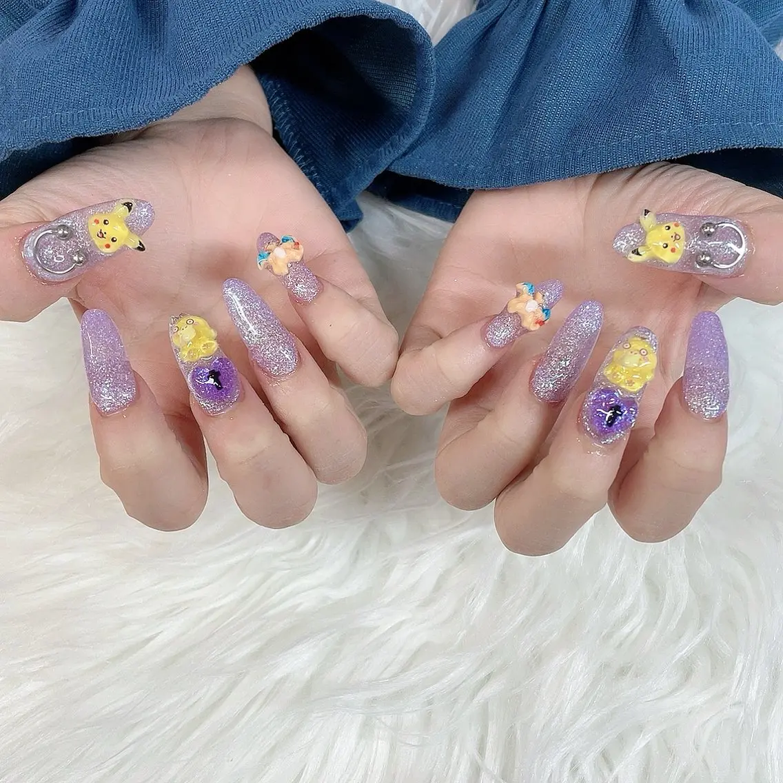 ネイル スカルプネイル ハンドネイル BLUEM みおちのネイルデザイン