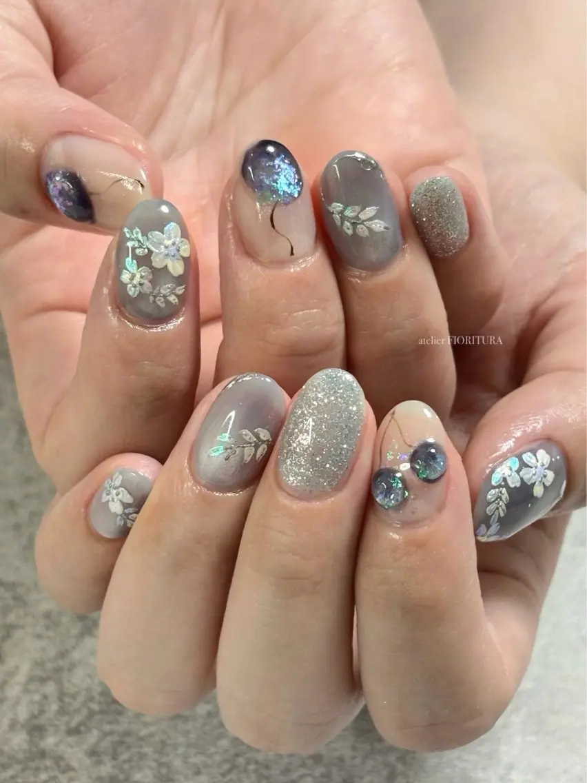 ネイル ハンドネイル FIORITURA Maikoのネイルデザイン