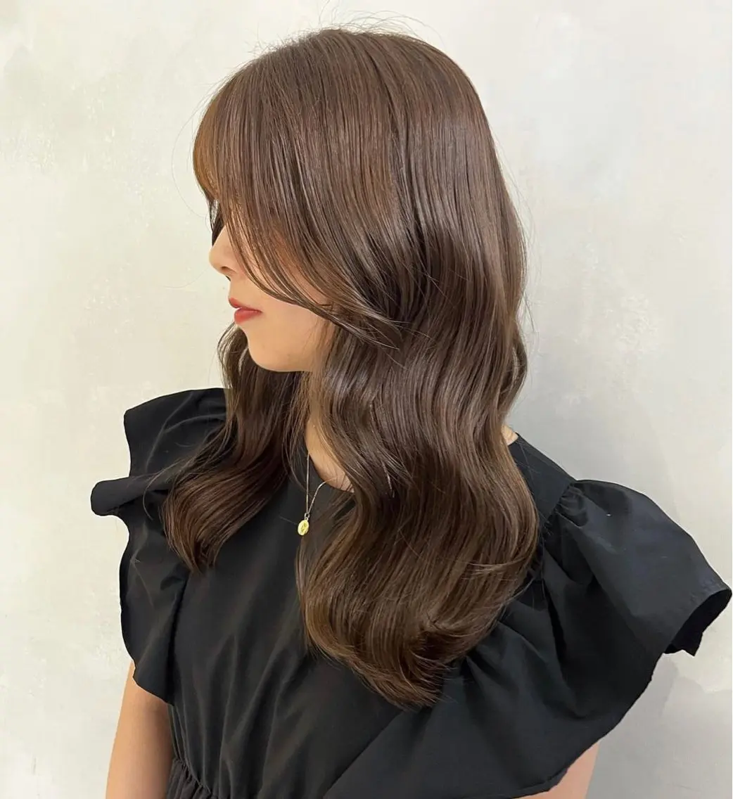 セミロング カラー トリートメント モリシゲ ヒカリ🦕🐬のヘアスタイル