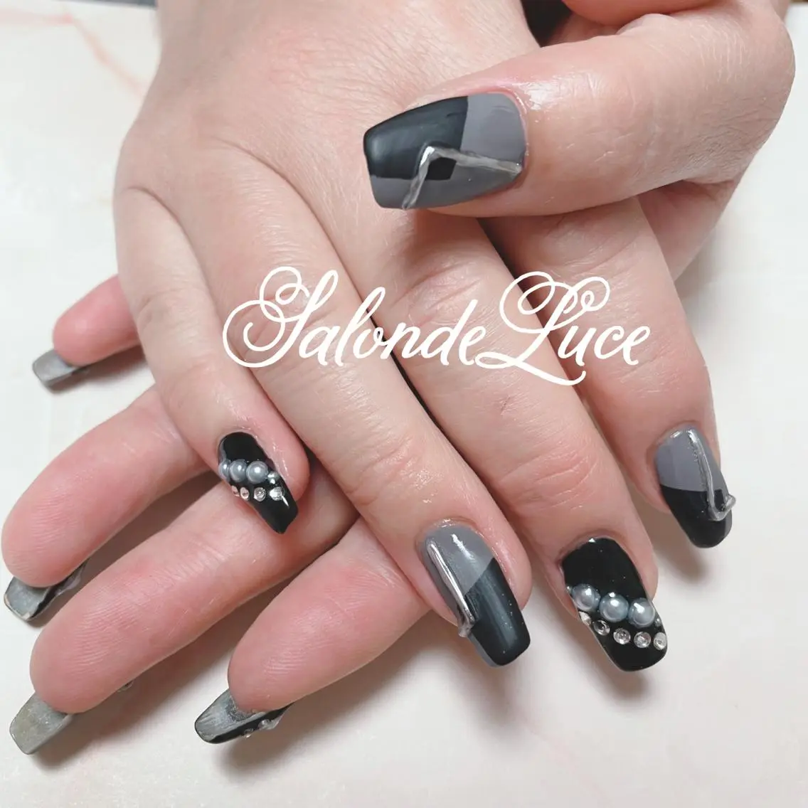 ネイル マットネイル ハンドネイル Salon de Luceのネイルデザイン