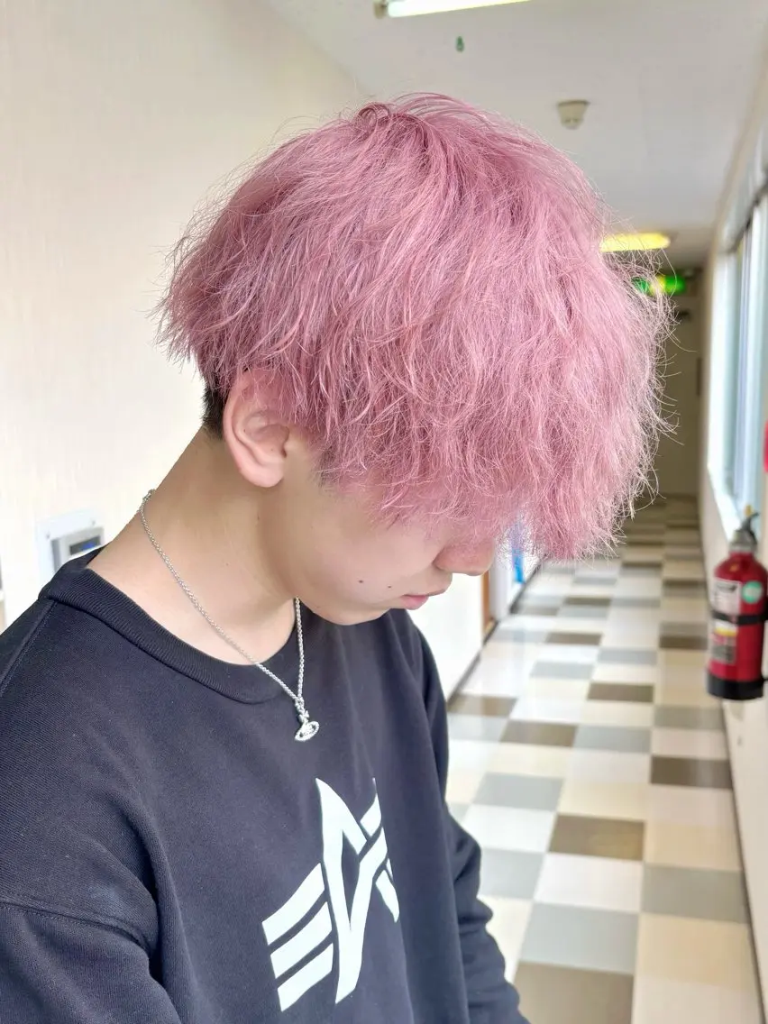 【メンズ限定】カット+ブリーチ+カラーの写真