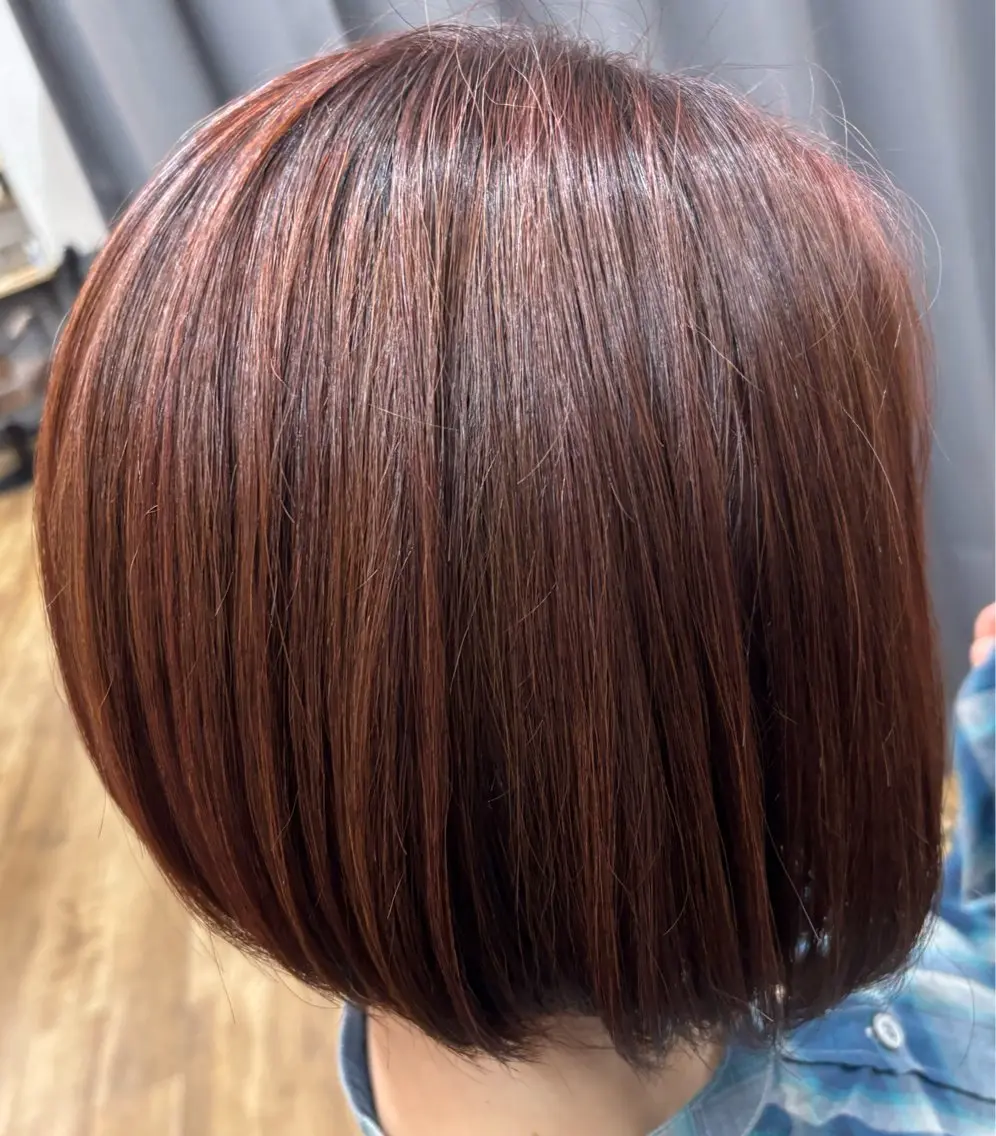 ミディアム カラー ヘアカラー トリートメント テーラヘア TERAMOTOのヘアスタイル