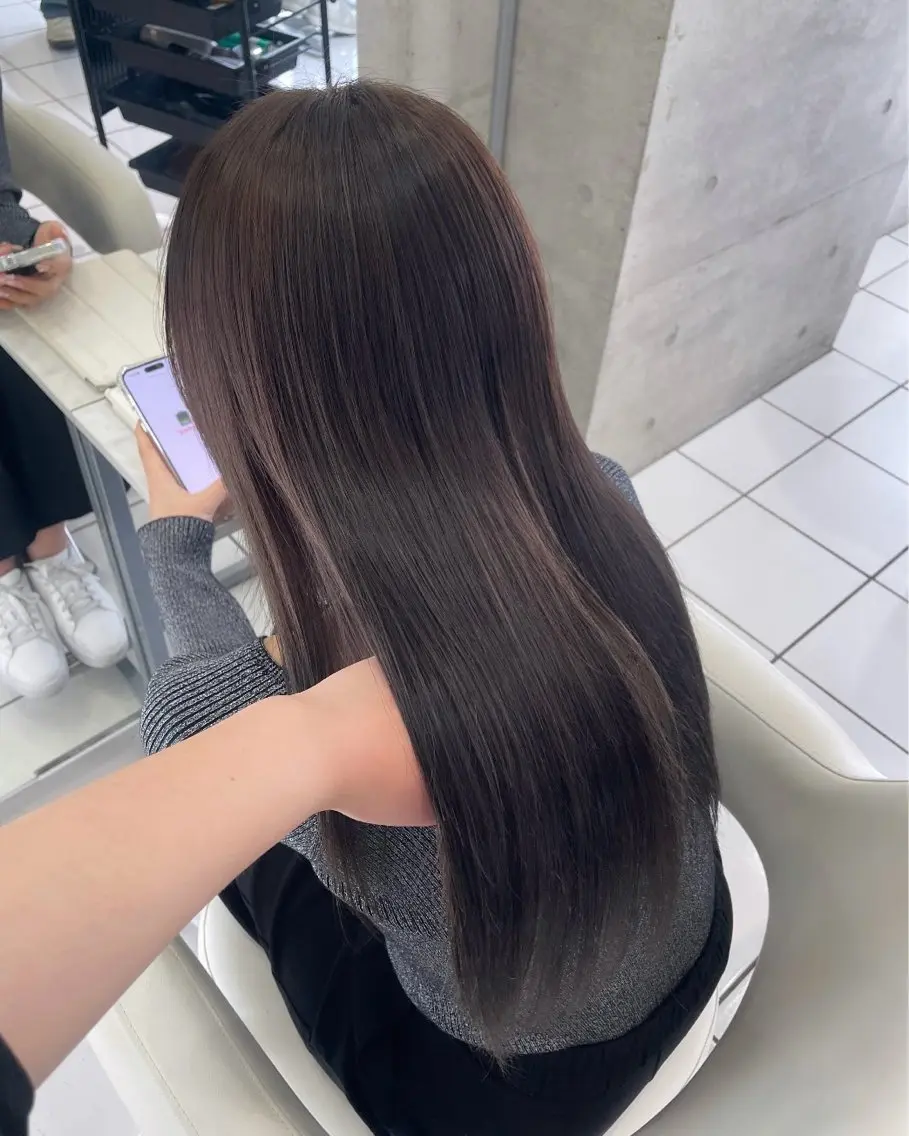 カラー グレージュ 似合わせカット/ デザインカラー🦄のヘアスタイル
