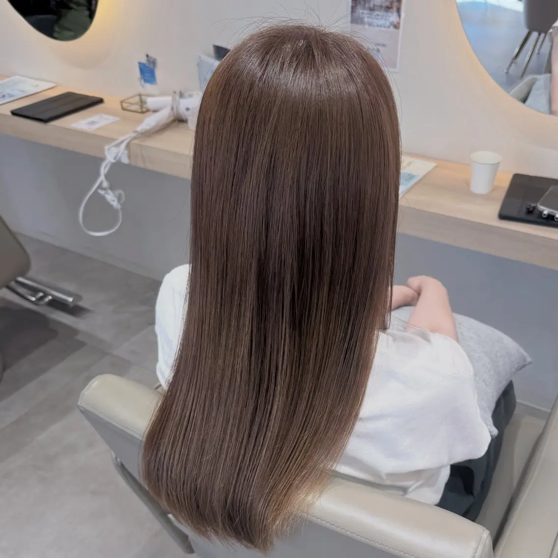 ロング 縮毛矯正 透明感🫧縮毛🫧 TOMOKAのヘアスタイル