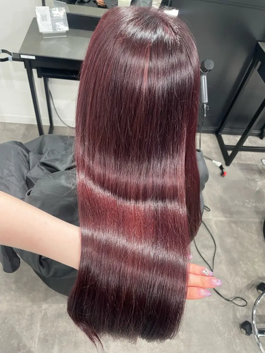 ロング カラー 🎀暖色/ラベンダー /paru🤍のヘアスタイル
