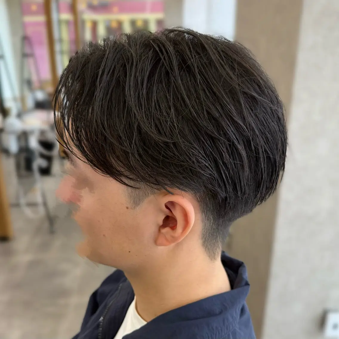 メンズ センターパート メンズパーマ カット 楓🍁毛流れ パーマ/無造作パーマのヘアスタイル