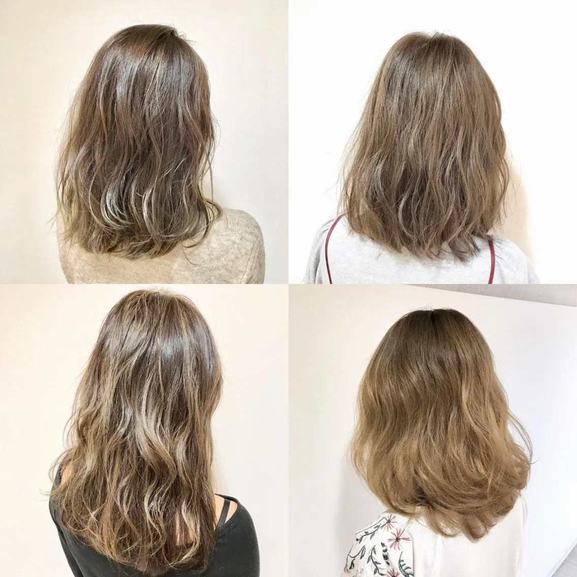 ミディアム カラー ベージュカラー ヘアカラー トリートメント Miru by INCE HAIRのヘアスタイル